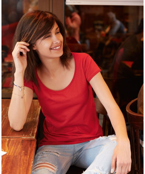 DoRachoty.cz - Dámské triko s krátkým rukávem James and Nicholson