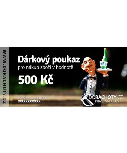 DoRachoty.cz - DÁRKOVÝ POUKAZ V HODNOTĚ 500 Kč