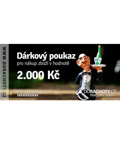DoRachoty.cz - DÁRKOVÝ POUKAZ V HODNOTĚ 2000 Kč