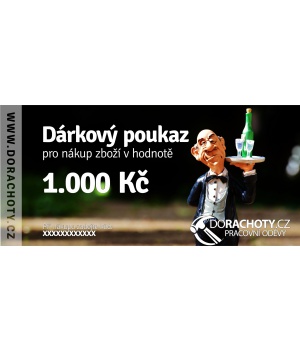 DÁRKOVÝ POUKAZ V HODNOTĚ 1000 Kč