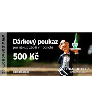 DÁRKOVÝ POUKAZ V HODNOTĚ 500 Kč