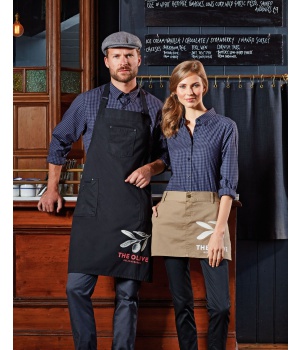 Krátká bistro zástěra Premier Workwear (PR133)