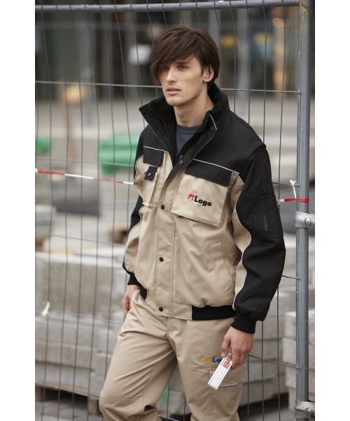 DoRachoty.cz - Pánská bunda James & Nicholson Workwear Jacket