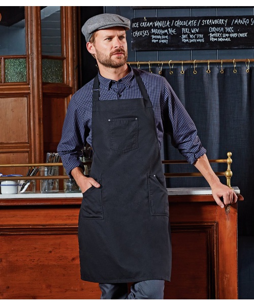 DoRachoty.cz - Bistro zástěra s laclem Premier Workwear PR132