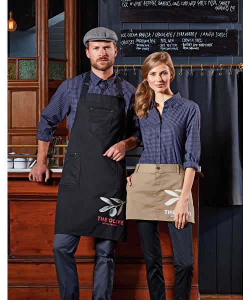 DoRachoty.cz - Krátká bistro zástěra Premier Workwear PR133