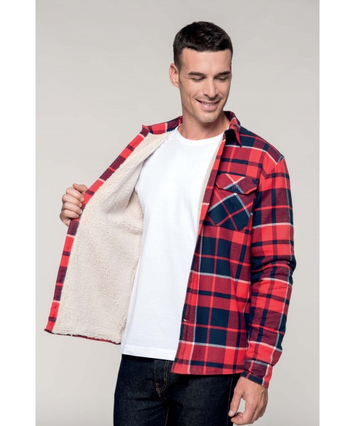 DoRachoty.cz - Flanelová košile s fleece podšívkou Kariban K579
