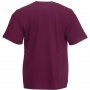 Pánské tričko triko s krátkým rukávem Fruit or the loom Value Weight - zadní díl