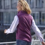 Dámská fleecová vesta James & Nicholson Girly Micro Fleece Vest - zadní díl