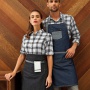 Krátký denim zástěra Premier Workwear PR128